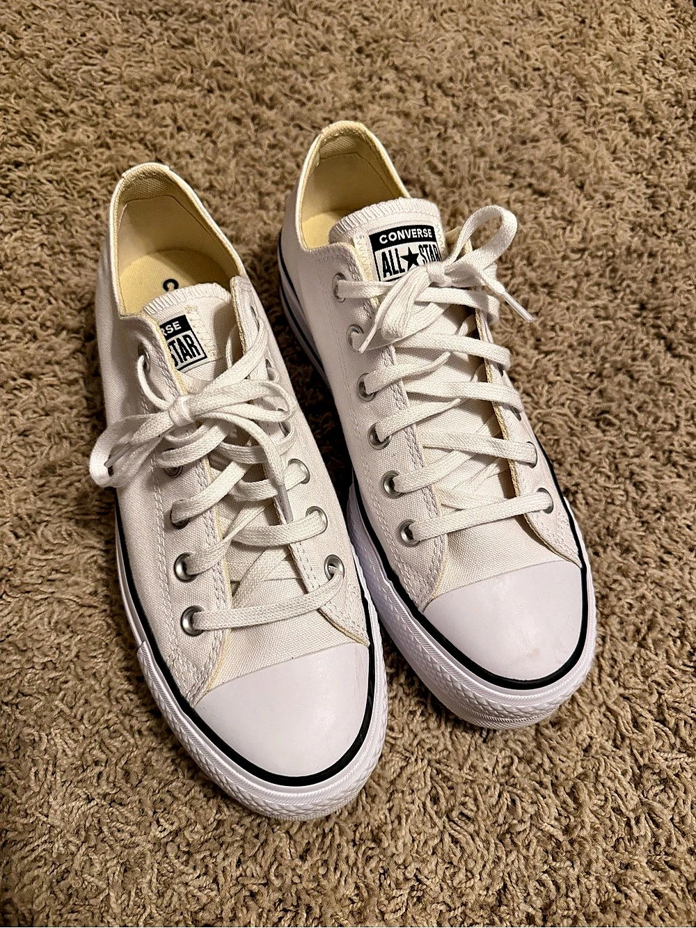 Converse Chuck Taylor All Star Lift Platform White Platform Sneakers